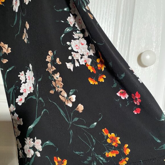 Black Spaghetti-Strap Floral Jumpsuit — Wild Garden Edit - Picture 5 of 5